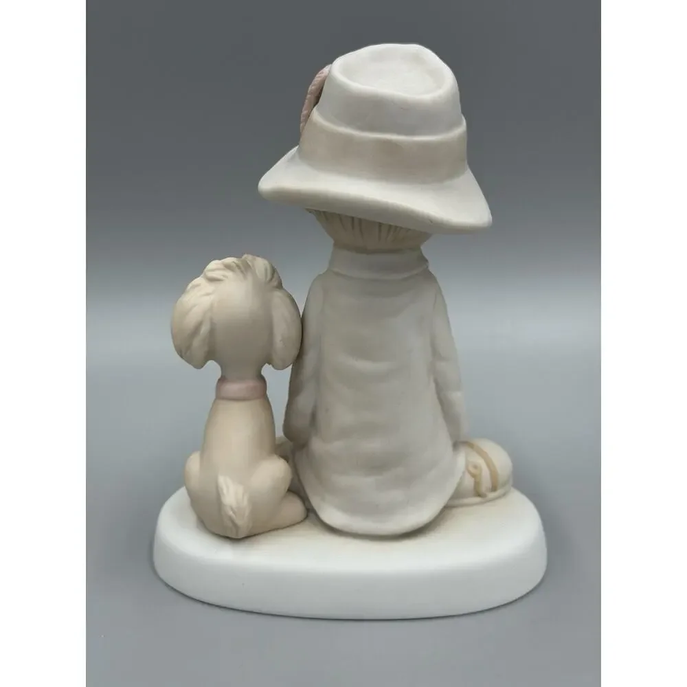 1980 Precious Moments Dress Up In Dads Duds Porcelain Figurine E-5212